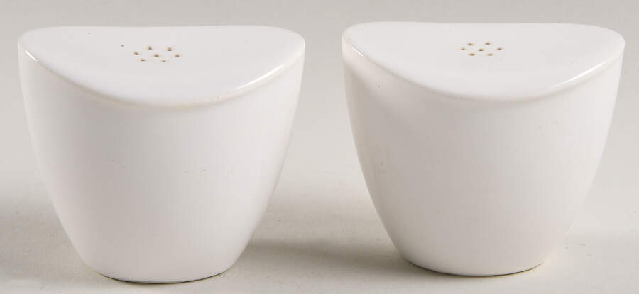 Epicure Snow White Salt & Pepper Set by Homer Laughlin -1