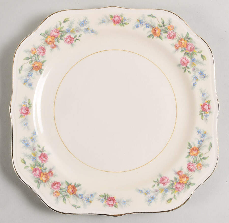Ferndale Square Salad Plate by Homer Laughlin -1