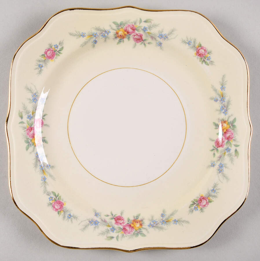 Ferndale Square Salad Plate by Homer Laughlin -1