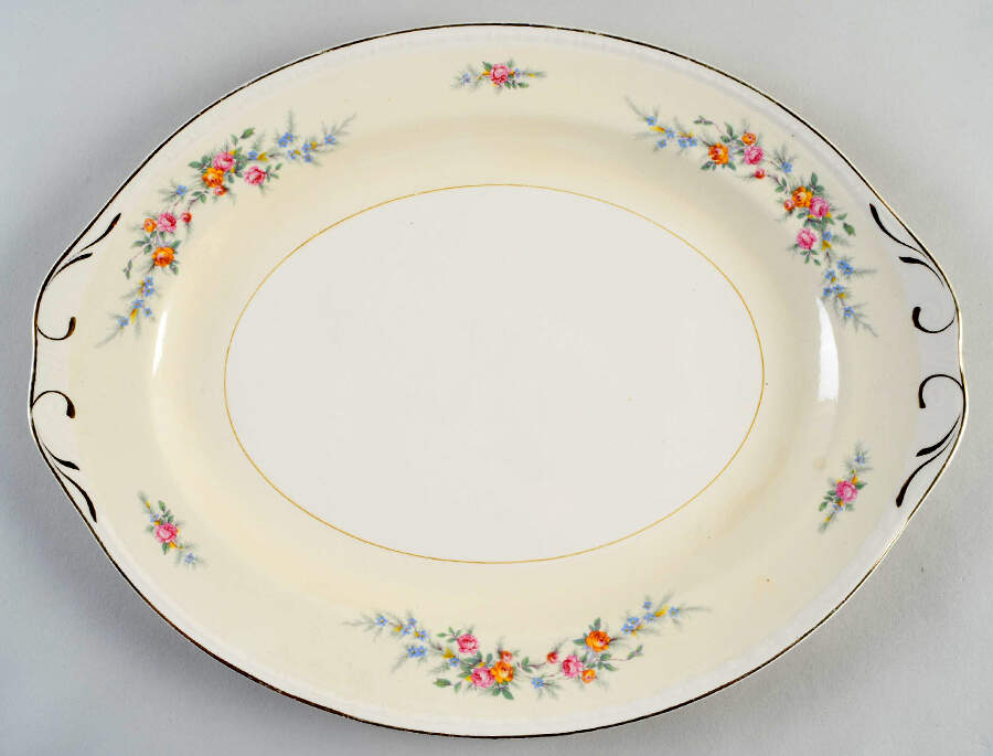 Ferndale 15" Oval Serving Platter by Homer Laughlin -1