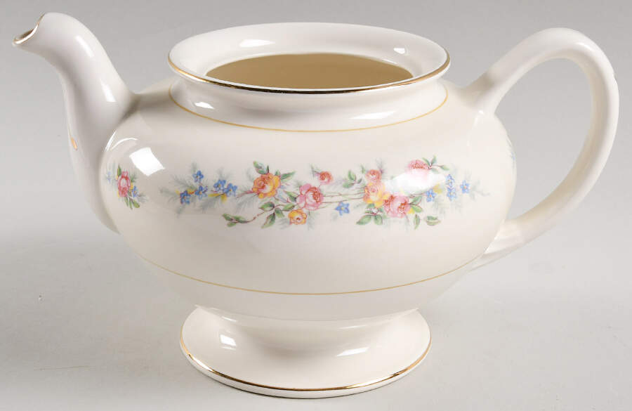 Ferndale Teapot No Lid by Homer Laughlin -1