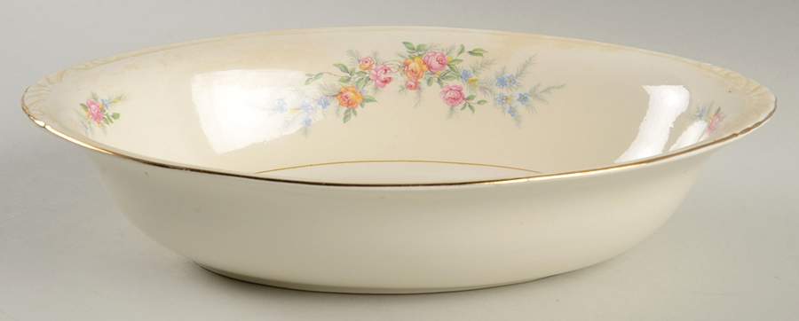 Ferndale 10" Oval Vegetable Bowl by Homer Laughlin -1