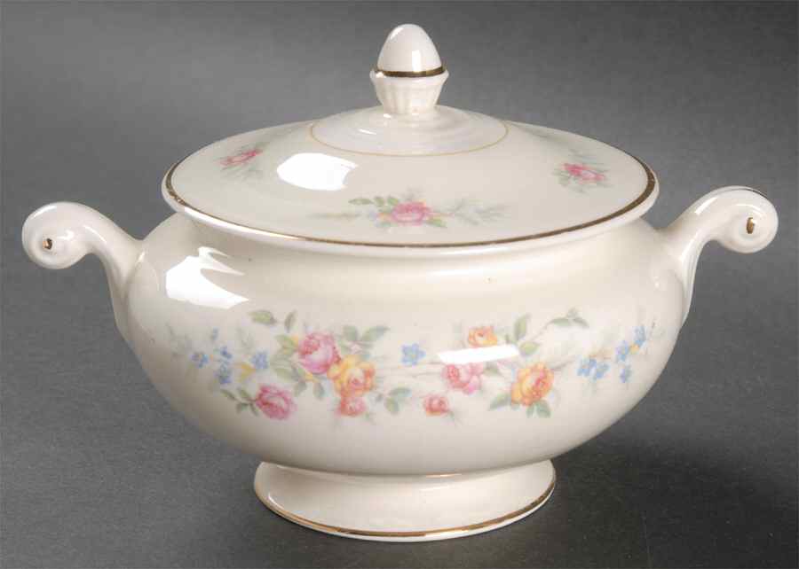 Ferndale Sugar Bowl & Lid by Homer Laughlin -1