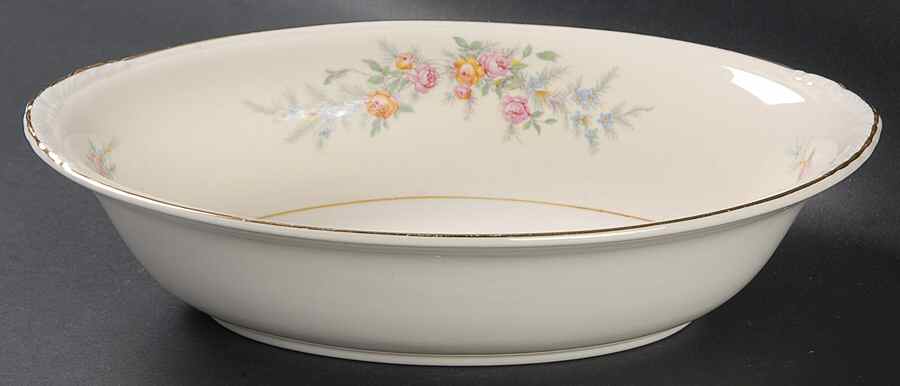 Ferndale 9" Oval Vegetable Bowl by Homer Laughlin -1