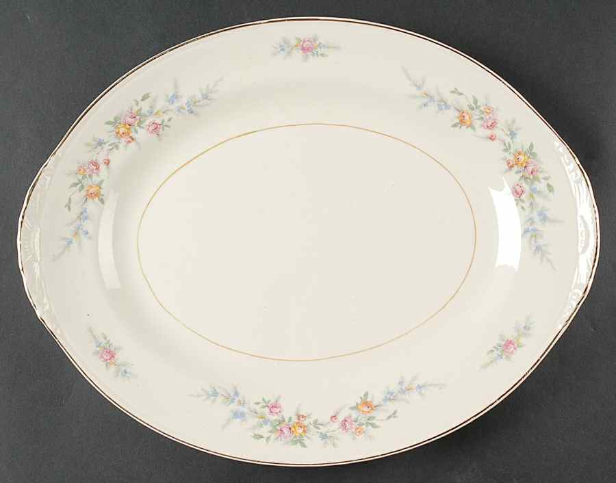 Ferndale 13" Oval Serving Platter by Homer Laughlin -1