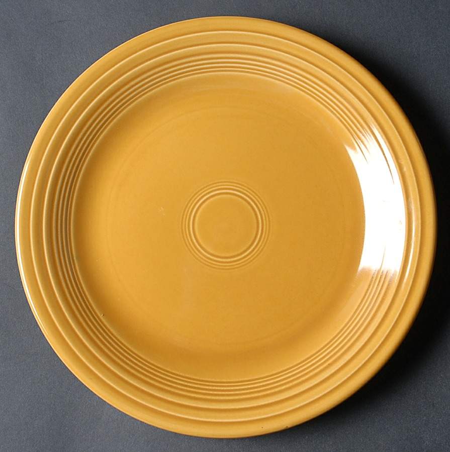 Fiesta Antique Gold (Ironstone) Dinner Plate by Homer Laughlin -1