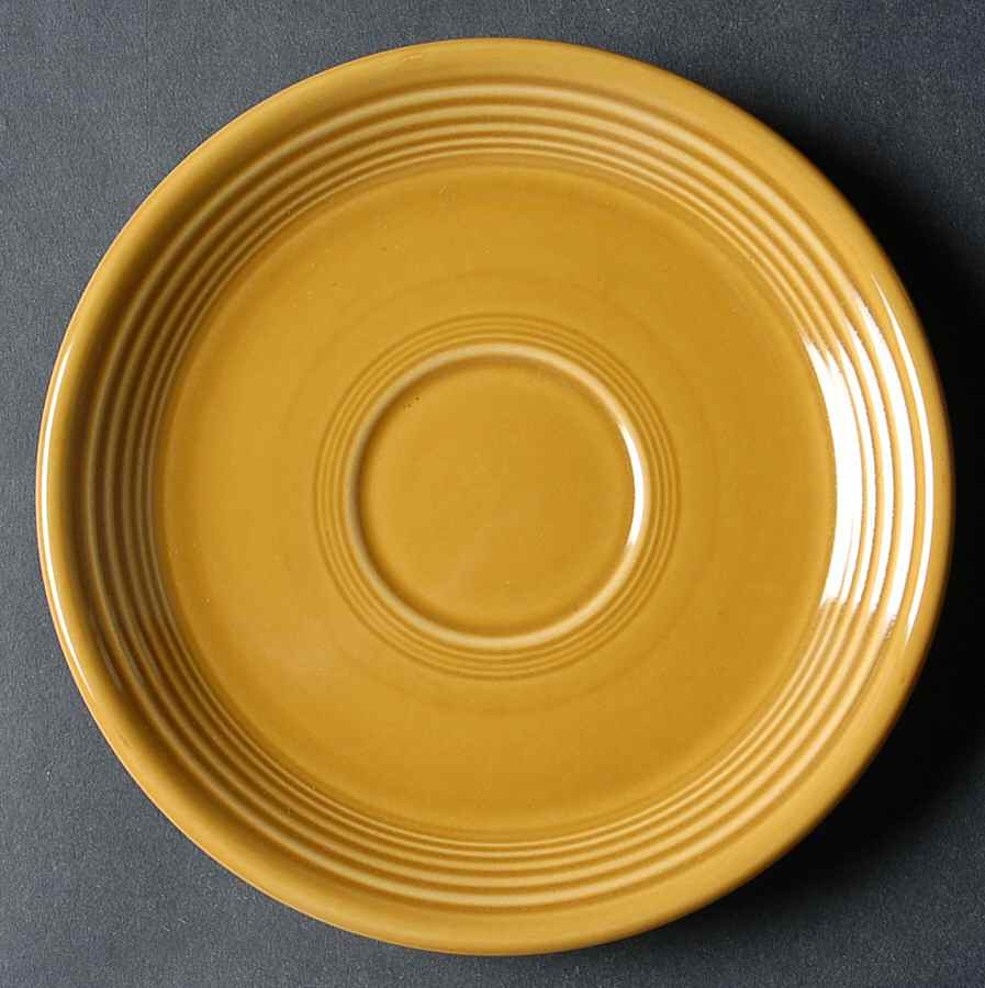 Fiesta Antique Gold (Ironstone) Saucer by Homer Laughlin -1