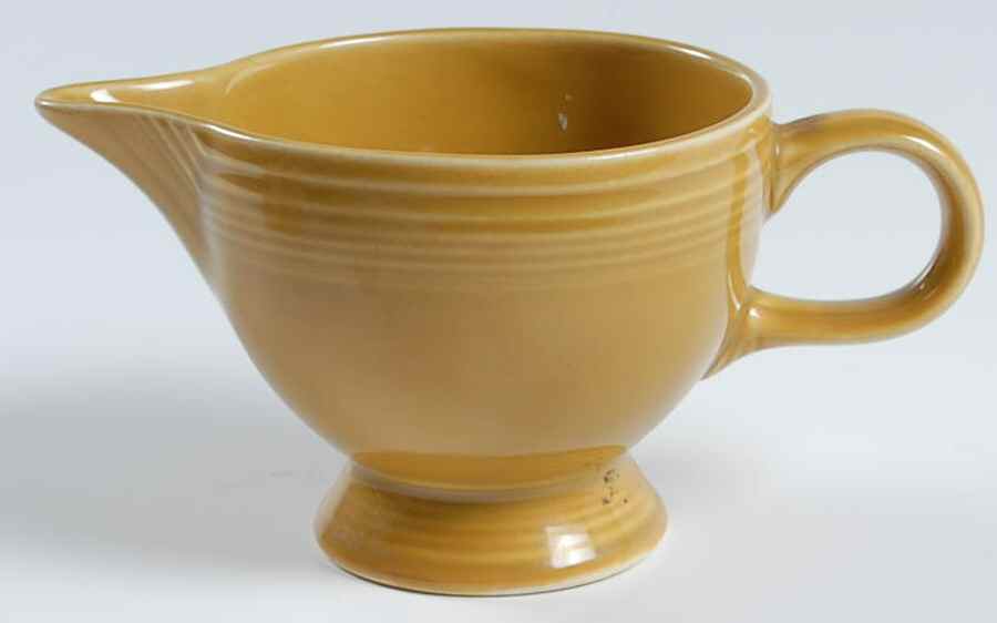 Fiesta Antique Gold (Ironstone) Creamer by Homer Laughlin -1