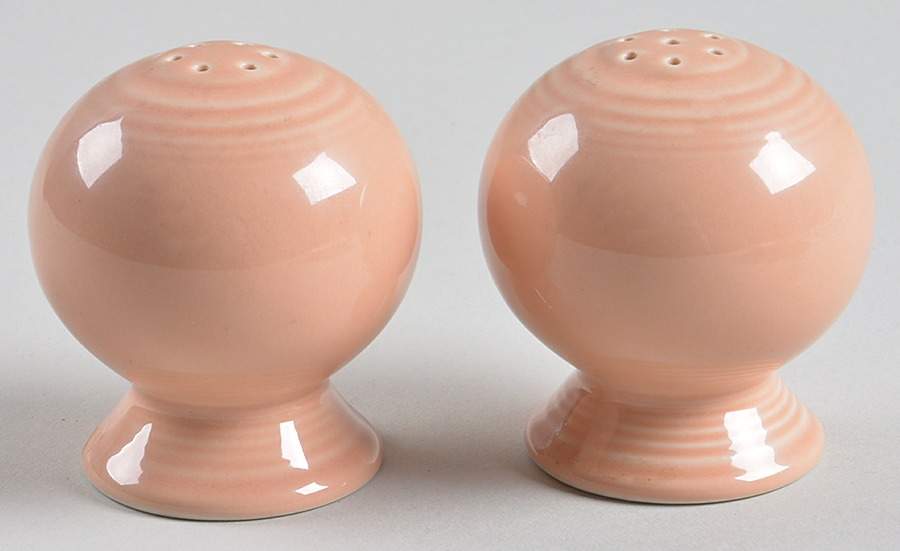Fiesta Apricot (Intro 1986) Salt & Pepper Set by Homer Laughlin -1