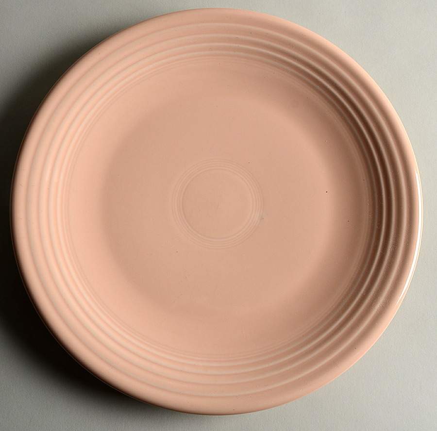 Fiesta Apricot (Intro 1986) 11" Chop Plate (Round Platter) by Homer Laughlin -1