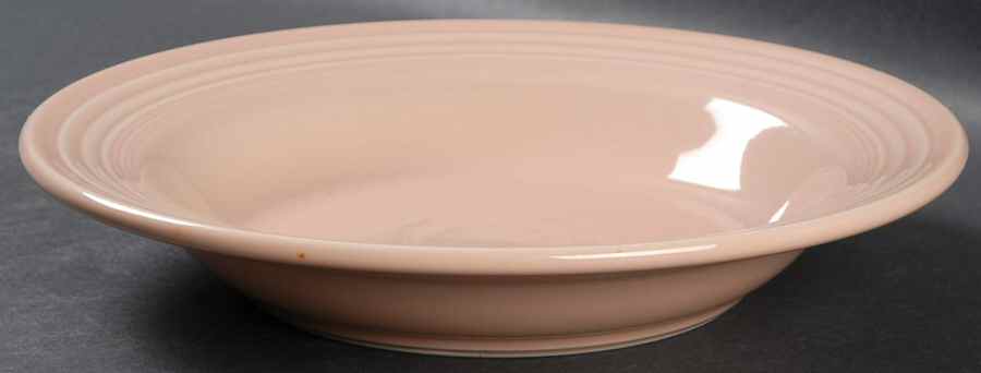 Fiesta Apricot (Intro 1986) Large Rim Soup Bowl by Homer Laughlin -1