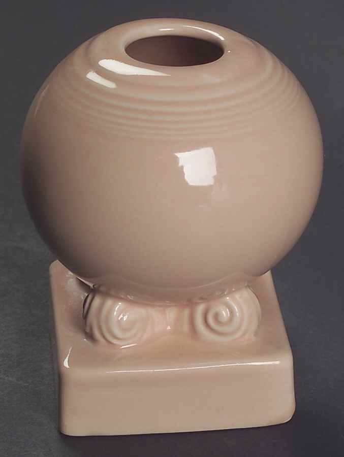 Fiesta Apricot (Intro 1986) Bulb Candleholder by Homer Laughlin -1