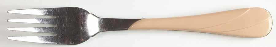 Fiesta Apricot (Intro 1986) Dinner Fork (7 1/2" or Larger) by Homer Laughlin -1