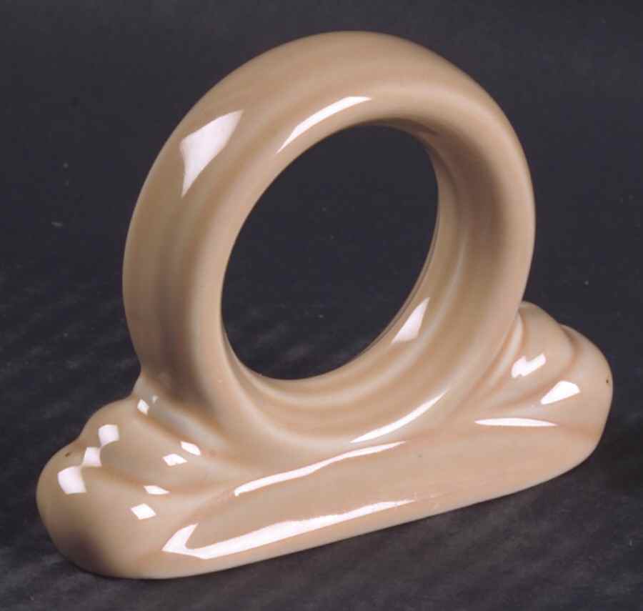 Fiesta Apricot (Intro 1986) Napkin Ring by Homer Laughlin -1