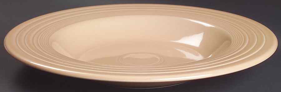 Fiesta Apricot (Intro 1986) 12" Individual Pasta Bowl by Homer Laughlin -1