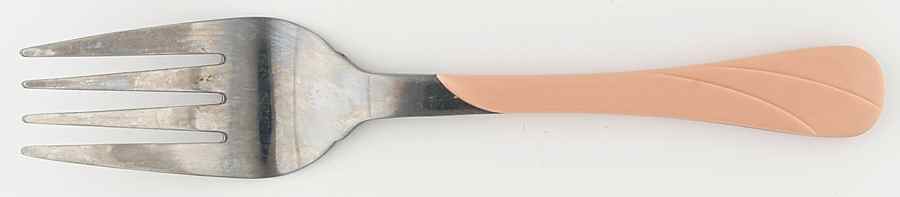 Fiesta Apricot (Intro 1986) Cold Meat Fork by Homer Laughlin -1