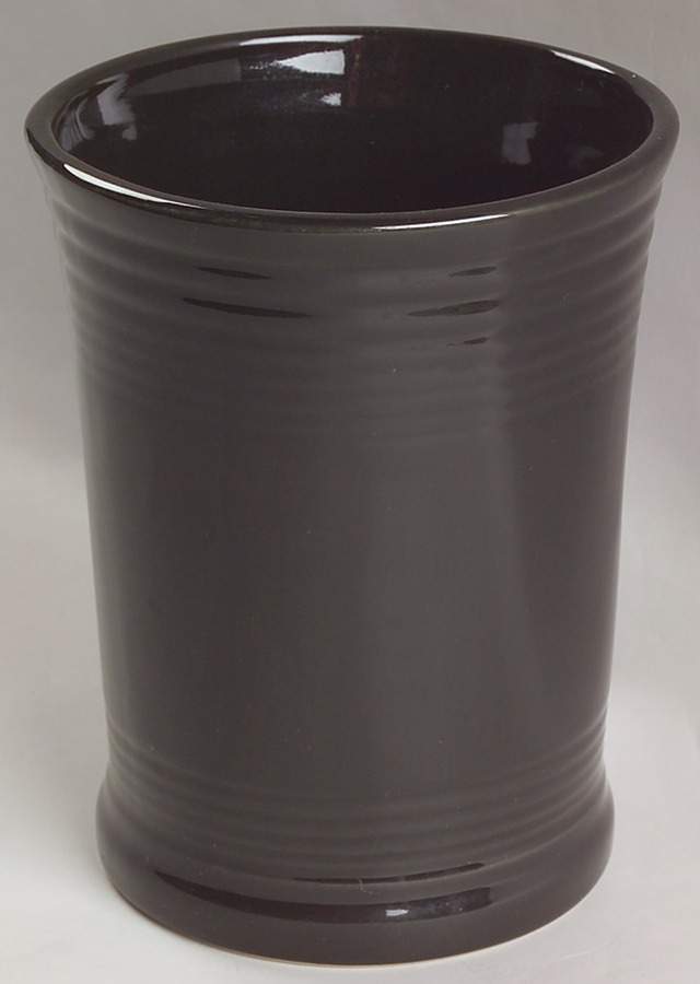 Fiesta Black (Intro 1986) Utensil Holder by Homer Laughlin -1
