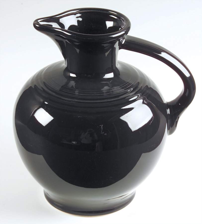 Fiesta Black (Intro 1986) Open Carafe by Homer Laughlin -1