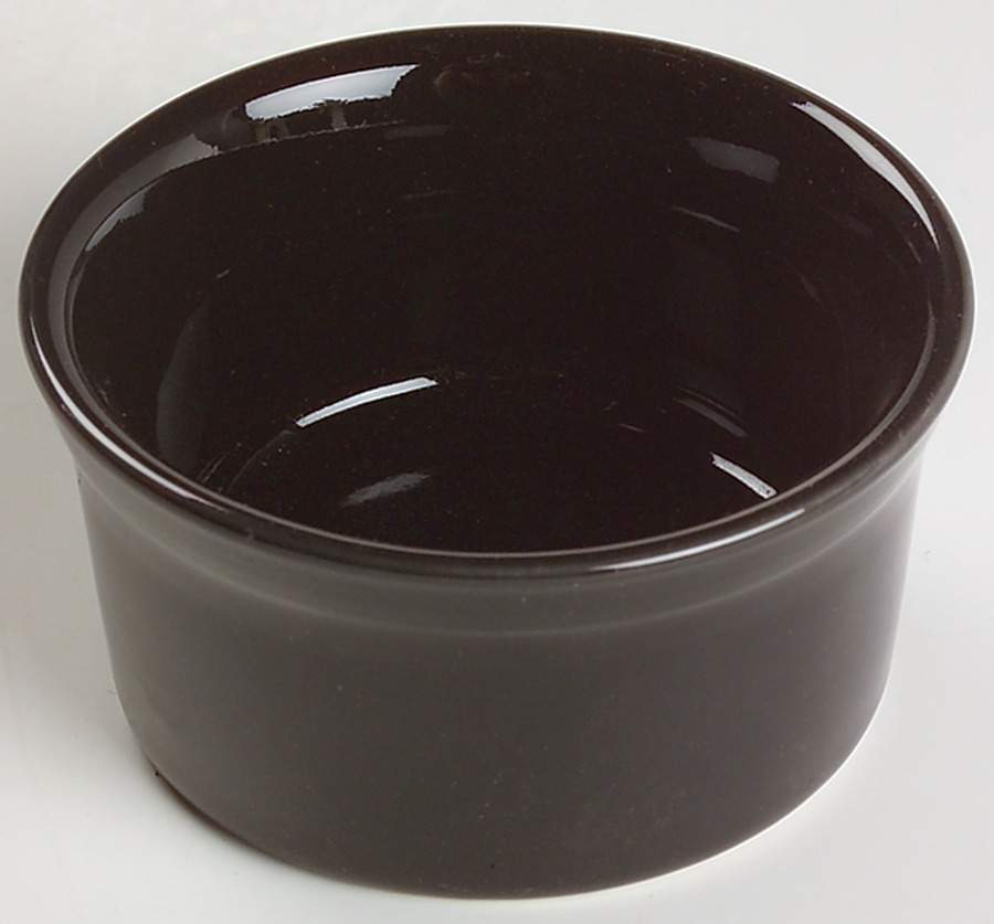 Fiesta Black (Intro 1986) Ramekin by Homer Laughlin -1