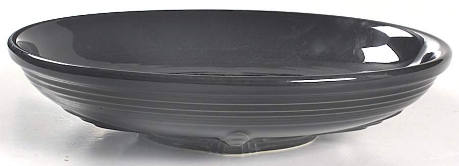 Fiesta Black (Intro 1986) 11" Presentation Bowl by Homer Laughlin -1