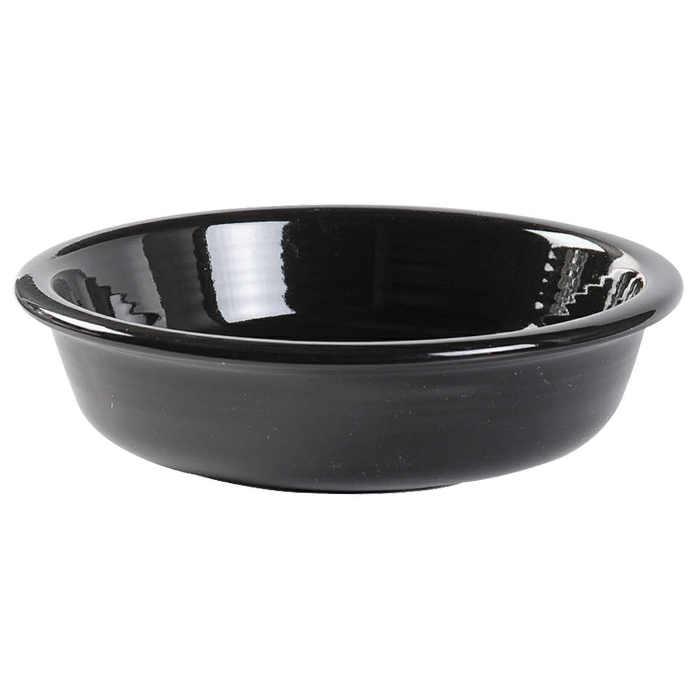 Fiesta Black (Intro 1986) Coupe Soup Bowl by Homer Laughlin -1