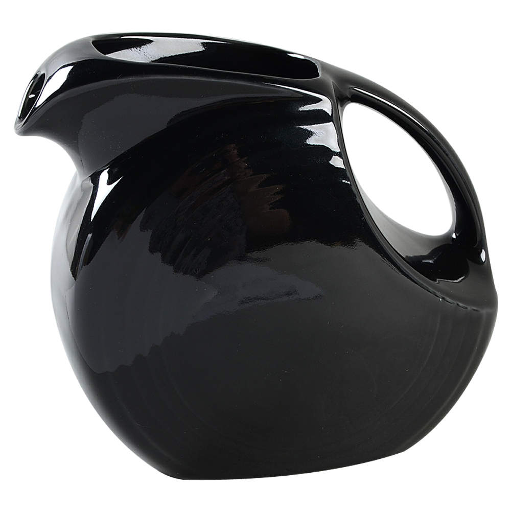 Fiesta Black (Intro 1986) 64 Oz Pitcher by Homer Laughlin -1
