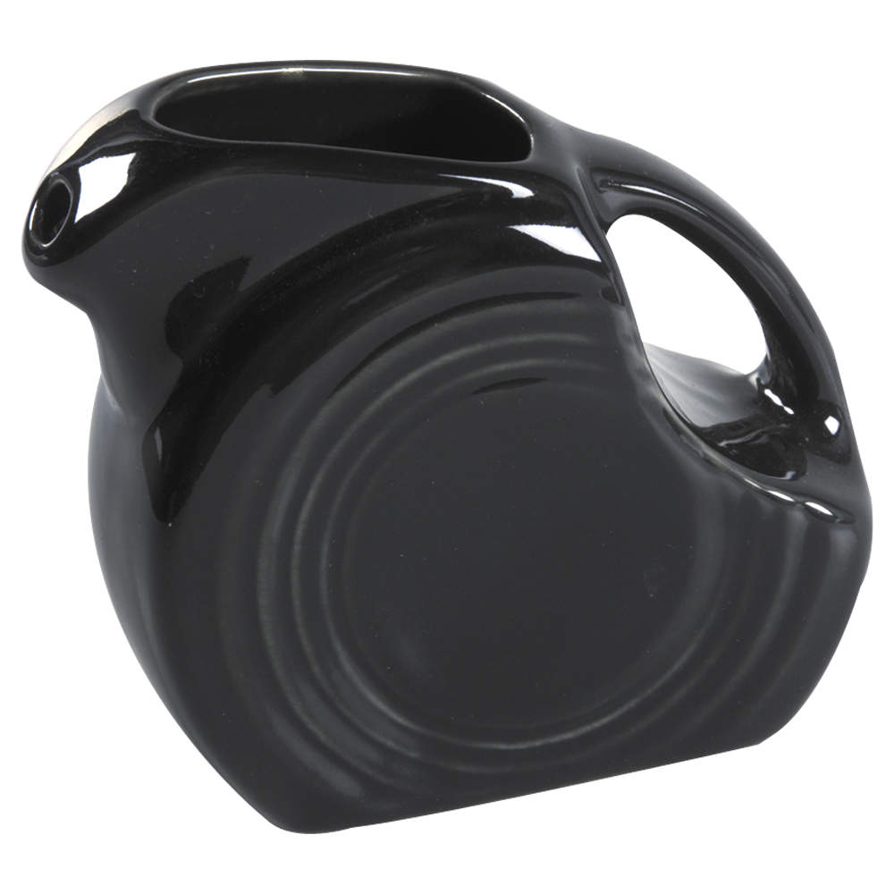 Fiesta Black (Intro 1986) 4 Oz Pitcher by Homer Laughlin -1