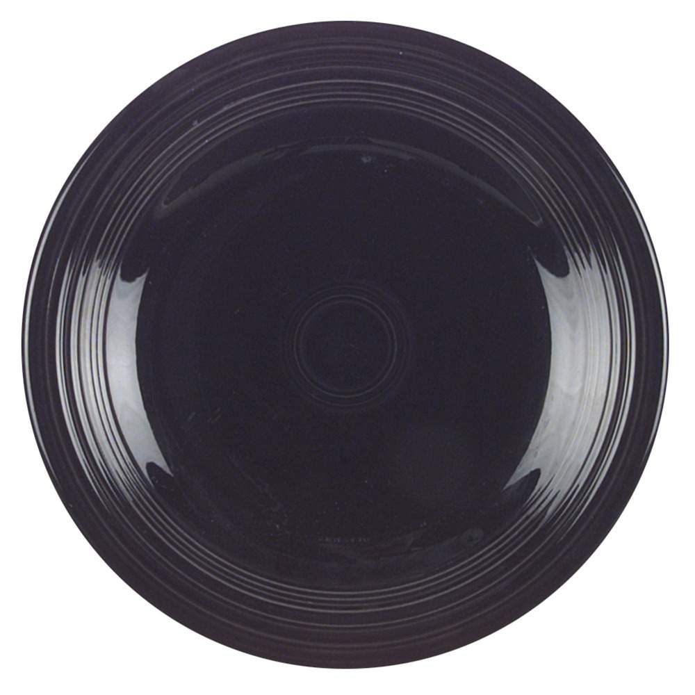Fiesta Black (Intro 1986) Dinner Plate by Homer Laughlin -1