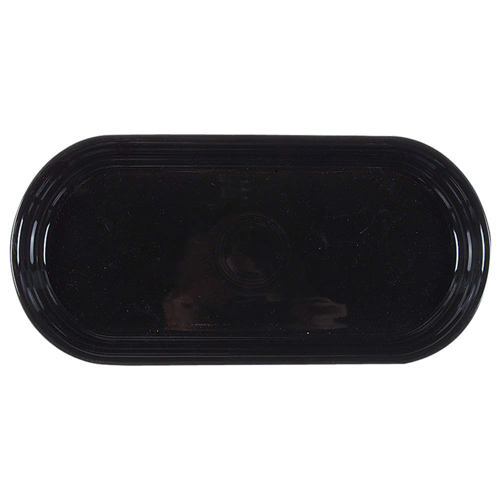 Fiesta Black (Intro 1986) Bread Tray by Homer Laughlin -1