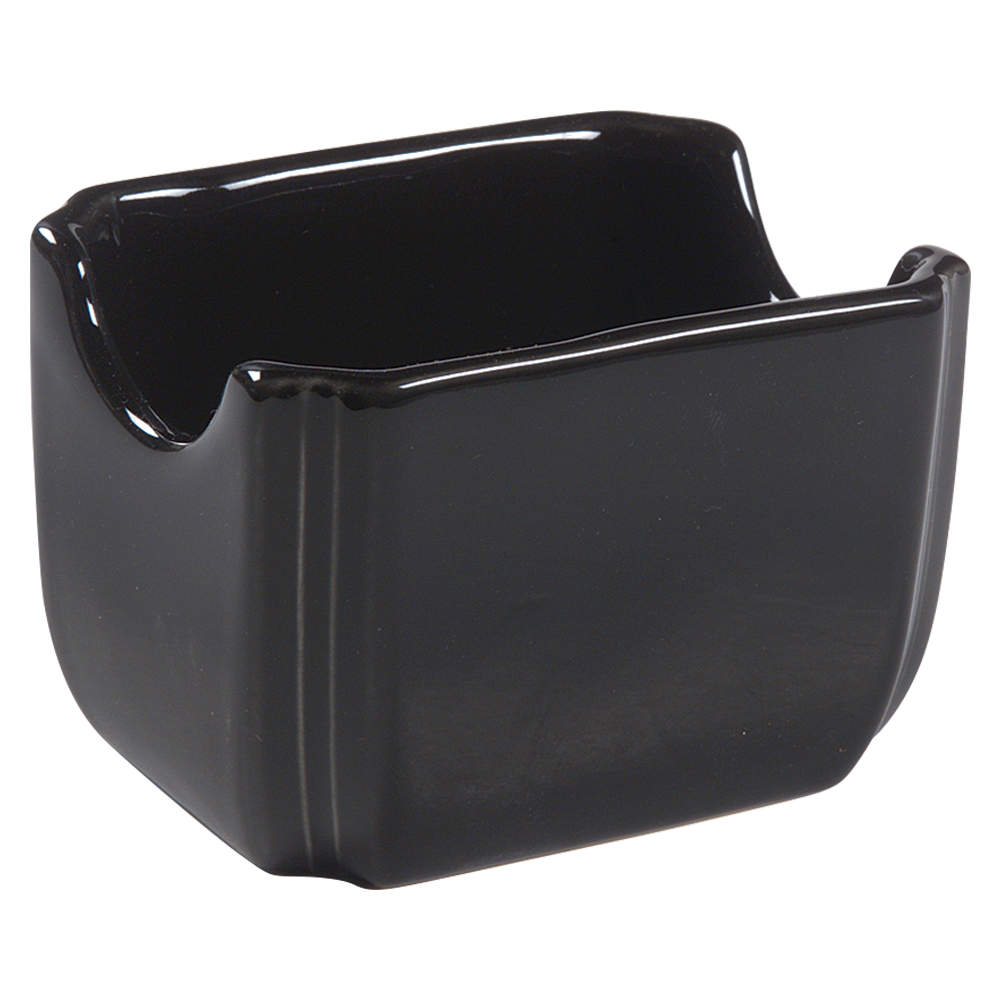 Fiesta Black (Intro 1986) Sweetener Holder by Homer Laughlin -1