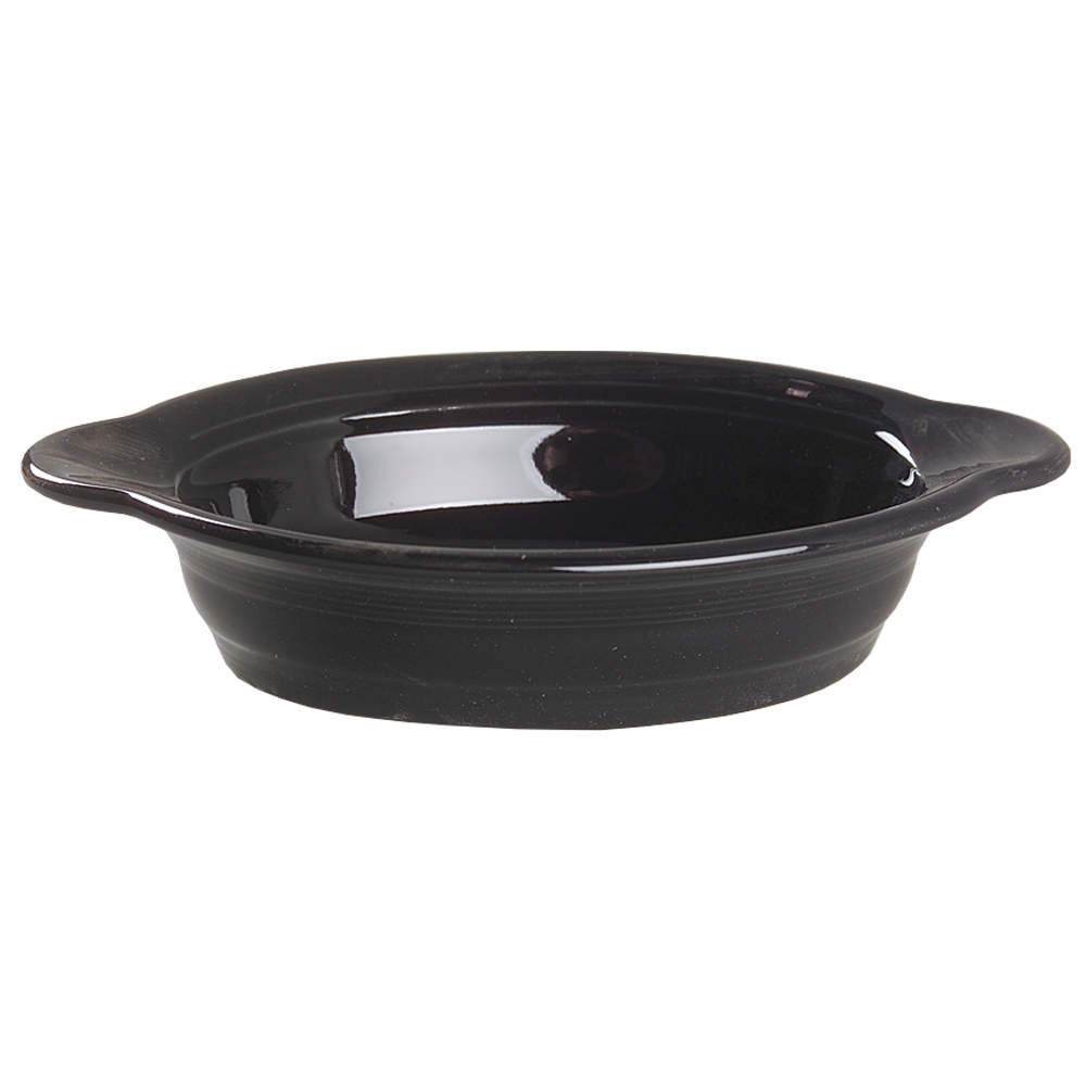 Fiesta Black (Intro 1986) Open Individual Casserole by Homer Laughlin -1