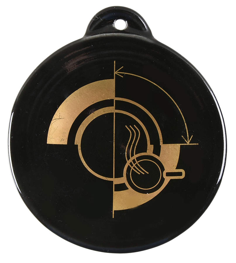 Fiesta Black (Intro 1986) Ornament by Homer Laughlin -1