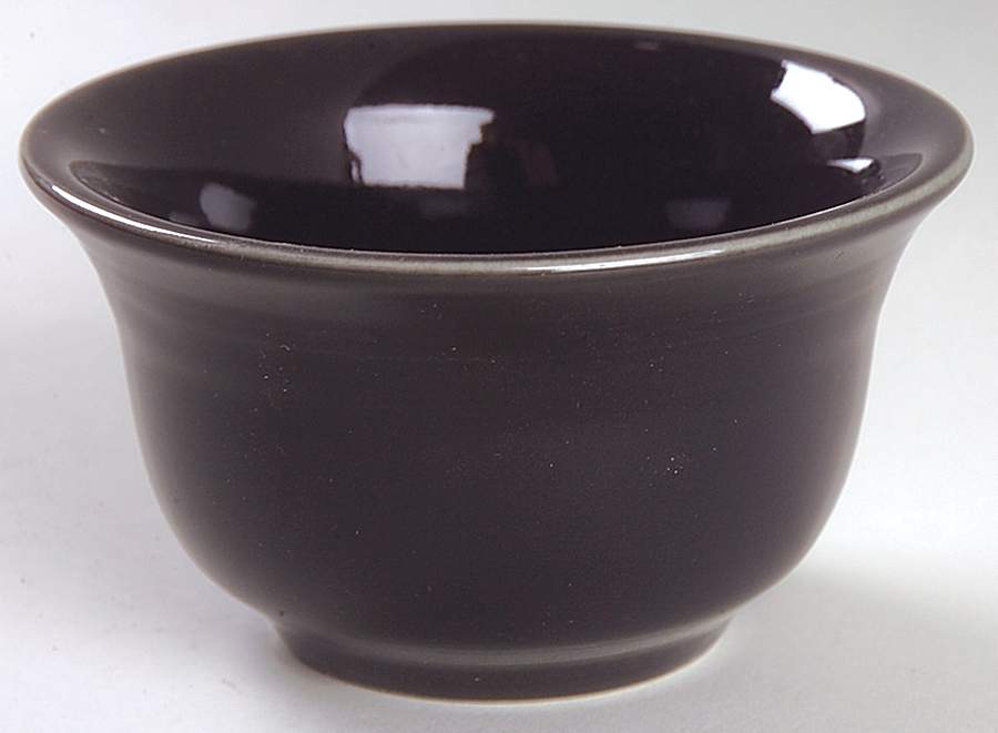 Fiesta Black (Intro 1986) Bouillon Cup (No Saucer Made) by Homer Laughlin -1