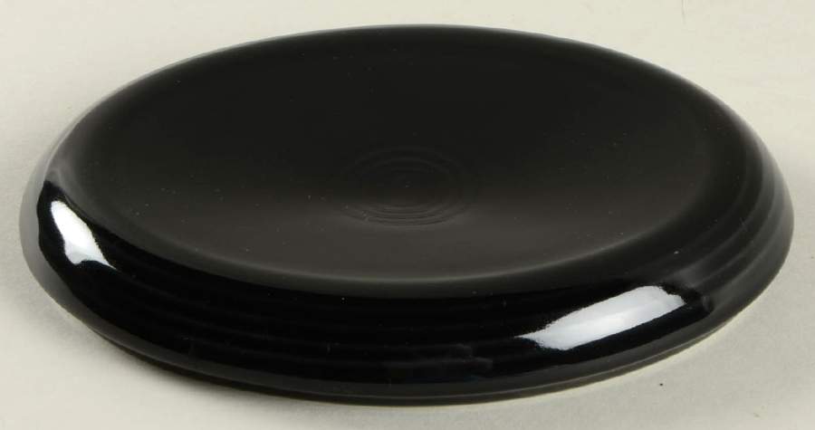 Fiesta Black (Intro 1986) Soap Dish by Homer Laughlin -1