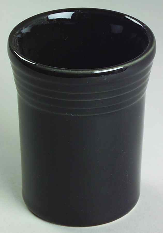 Fiesta Black (Intro 1986) 6 Oz Tumbler by Homer Laughlin -1