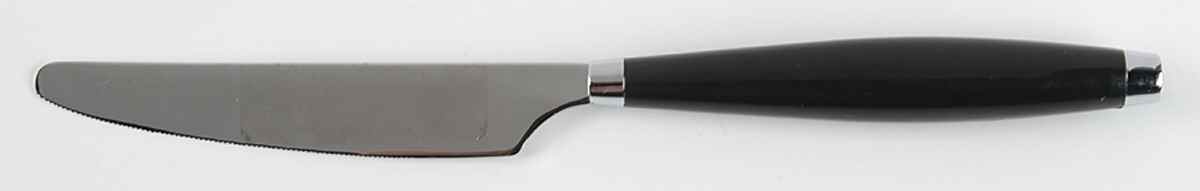 Fiesta Black (Intro 1986) Small Dinner Knife by Homer Laughlin -1
