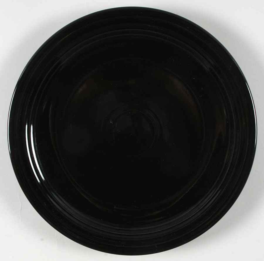 Fiesta Black (Intro 1986) 11" Chop Plate (Round Platter) by Homer Laughlin -1