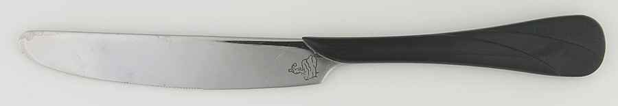 Fiesta Black (Intro 1986) Small Dinner Knife by Homer Laughlin -1
