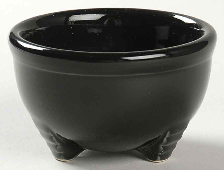 Fiesta Black (Intro 1986) 3" All Purpose Bowl by Homer Laughlin -1