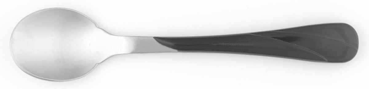 Fiesta Black (Intro 1986) Teaspoon by Homer Laughlin -1