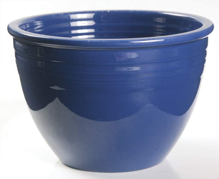 Fiesta Cobalt Blue (Older) 6" Nested Mixing Bowl w/No Center Interior Rings by Homer Laughlin -1