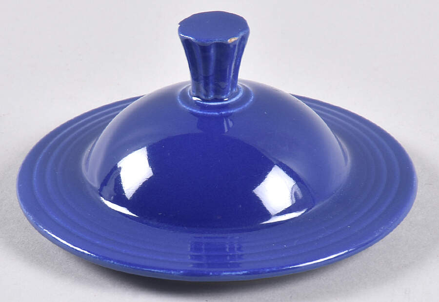 Fiesta Cobalt Blue (Older) Lid for Sugar Bowl by Homer Laughlin -1