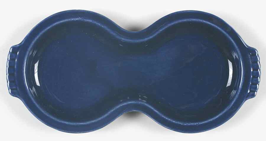 Fiesta Cobalt Blue (Older) Tray for Individual Creamer & Sugar by Homer Laughlin -1