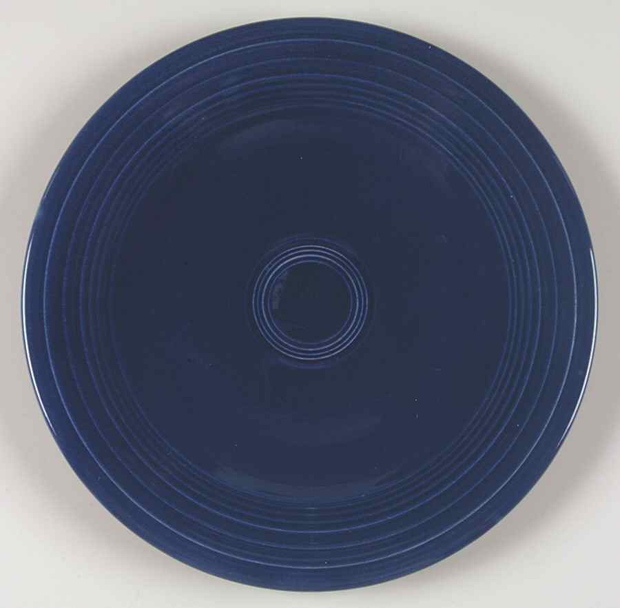 Fiesta Cobalt Blue (Older) Luncheon Plate by Homer Laughlin -1