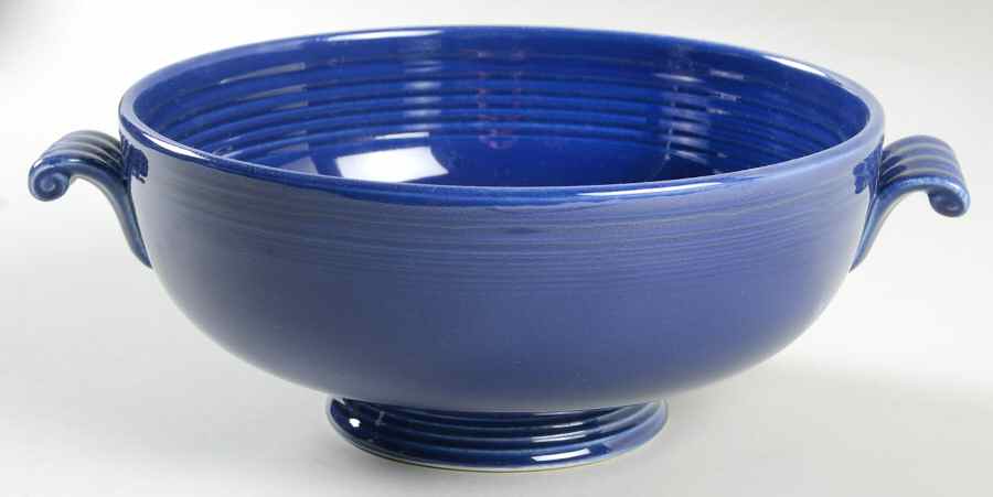 Fiesta Cobalt Blue (Older) 1.25 Qt Round Casserole No Lid by Homer Laughlin -1
