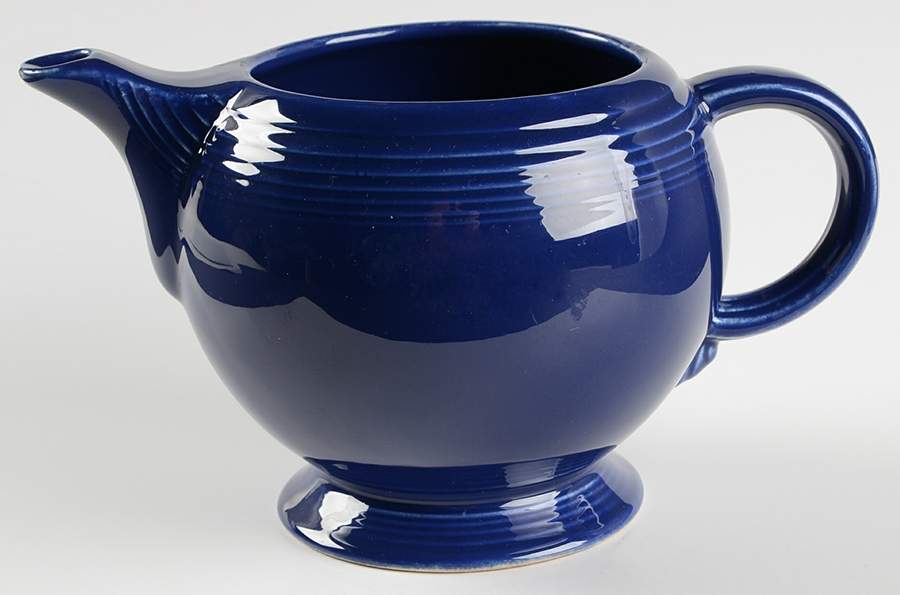 Fiesta Cobalt Blue (Older) Teapot No Lid by Homer Laughlin -1