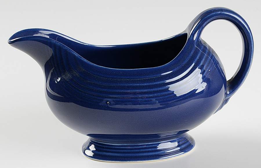 Fiesta Cobalt Blue (Older) Open Sauce Boat by Homer Laughlin -1