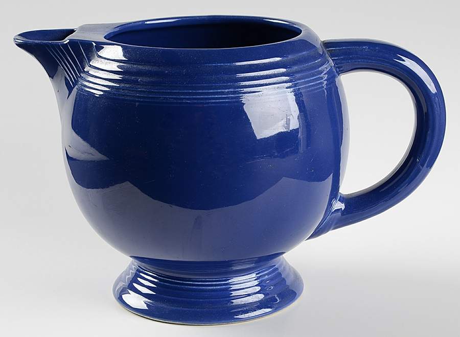 Fiesta Cobalt Blue (Older) 64 Oz Pitcher by Homer Laughlin -1