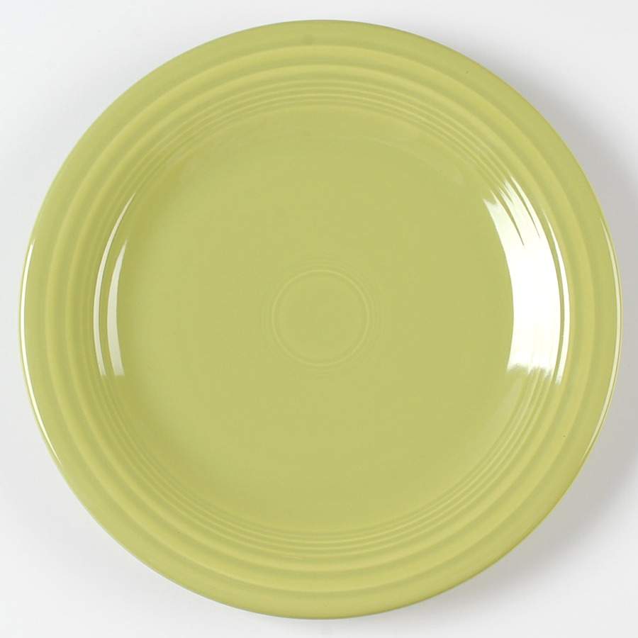 Fiesta Chartreuse (Older) Dinner Plate by Homer Laughlin -1