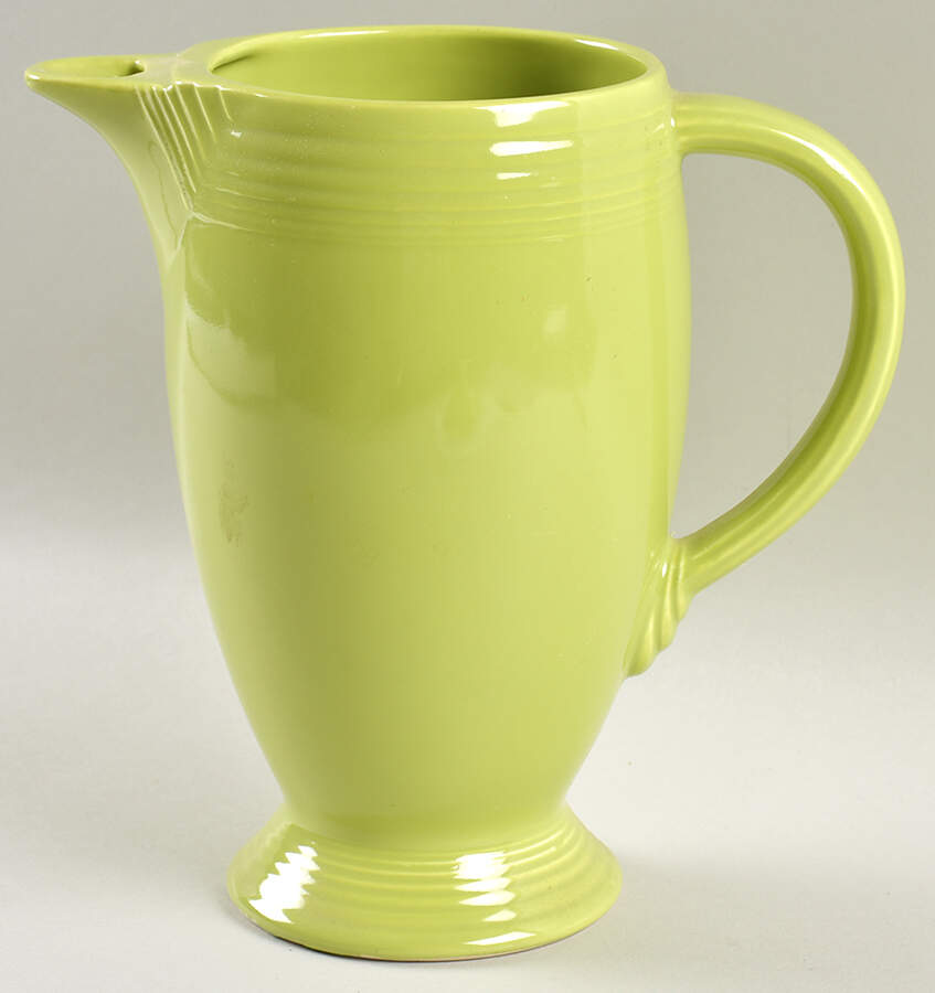 Fiesta Chartreuse (Older) Coffee Pot No Lid by Homer Laughlin -1